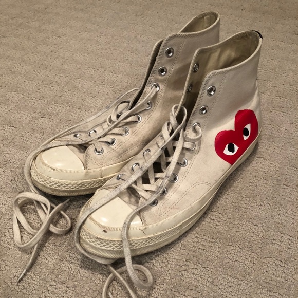 CDG White Convers - Picture 1 of 6